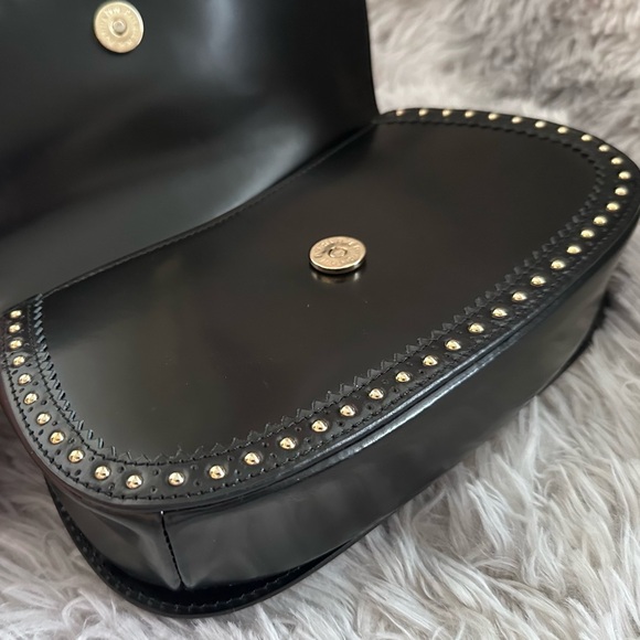 Patrizia Pepe Black Studded Shoulder Bag - Picture 6 of 16